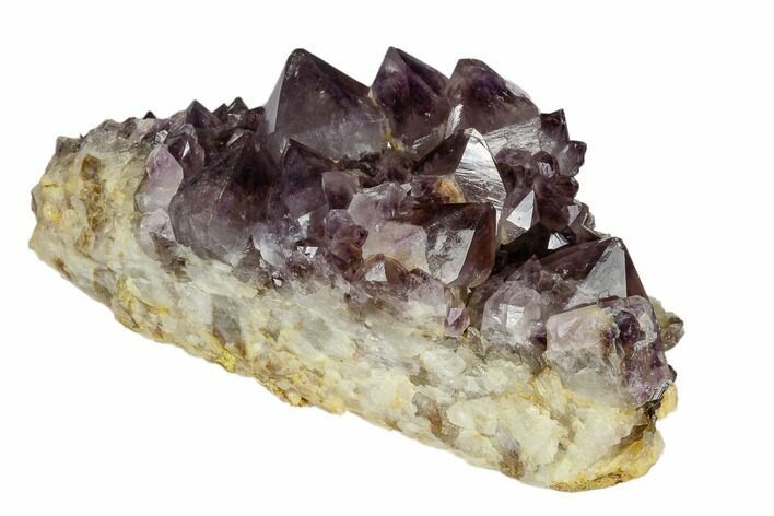 Wide, Amethyst Crystal Cluster - South Africa #115394